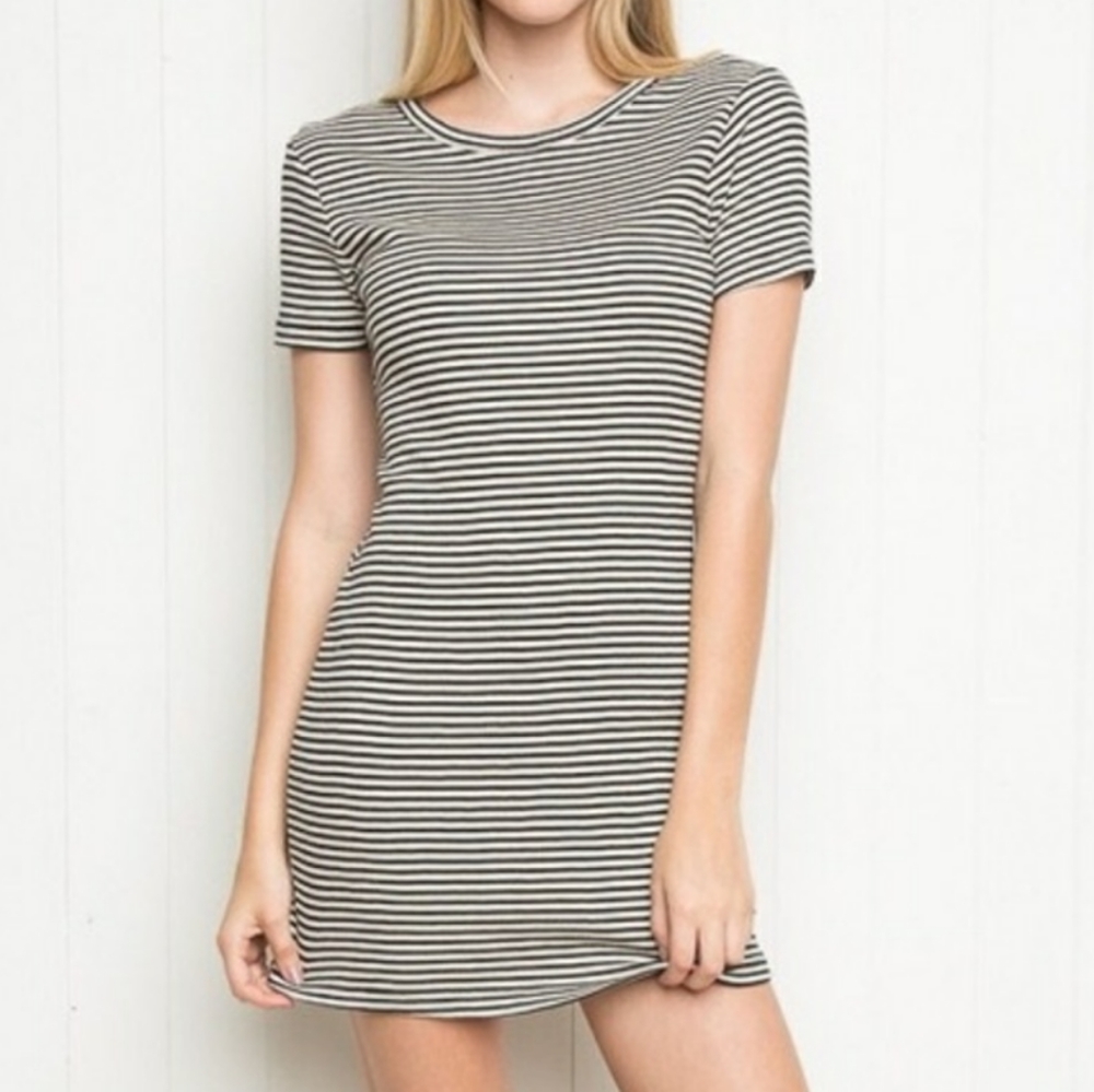 Brandy Melville Classic Black and White Dress